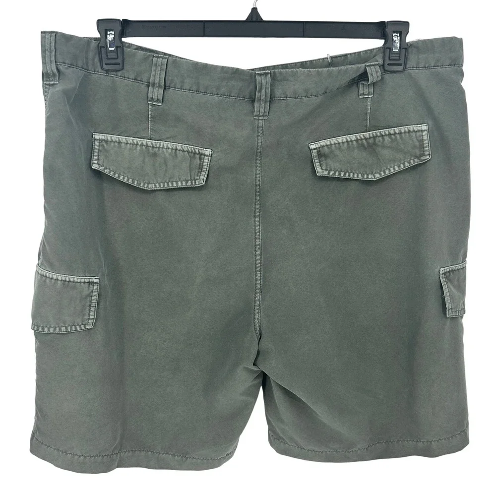 NEW Roundtree & Yorke Mens 44 Gray Straight Fit Cargo Shorts‎ Big Man 9